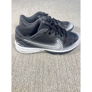 Nike Men's Baseball Cleats Diamond Black White DJ6518-010 Size 8